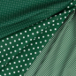 Preview: Baumwolle Popeline - Big Dots - Dunkelgrün