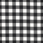 Preview: Canvas - Waterproof - Karo - Schwarz