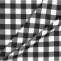 Preview: Canvas - Waterproof - Karo - Schwarz