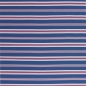 Preview: Baumwolle - Streifen - Rosa/Royal