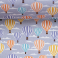 Preview: Baumwolle - Heißluftballons - Hellblau