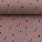 Preview: Interlock-Jersey Swafing - Bunte Rauten - Altrosa