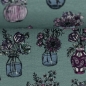 Preview: Swafing Sweat -  ALL MY FLOWERS BY LILA-LOTTA - Altgrün