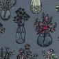 Preview: Swafing Sweat - ALL MY FLOWERS BY LILA-LOTTA - Jeansblau