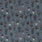 Preview: Swafing Sweat - ALL MY FLOWERS BY LILA-LOTTA - Jeansblau