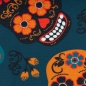 Preview: Swafing Jersey - Totenköpfe - Petrol