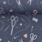 Preview: Baumwolle - Sewing - Graublau