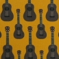 Preview: Swafing Sweat French Terry - Retro - Gitarre Gelb