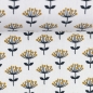 Preview: Swafing Baumwolle Webware - Jule - Blüten - Punkte - Weiß