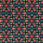 Preview: Baumwolle - Samba by Jjolijou - Blumen - Dunkelgrün