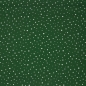 Preview: Baumwolle Popeline - Glitter Dots - Dunkelgrün