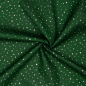 Preview: Baumwolle Popeline - Glitter Dots - Dunkelgrün