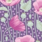 Preview: Tilda Patchwork Stoff Baumwolle - Gardenlife - Poppies Lilac