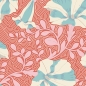 Preview: Tilda Patchwork Stoff Baumwolle - Gardenlife - Striped Petunia Coral