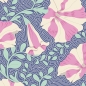 Preview: Tilda Patchwork Stoff Baumwolle - Gardenlife - Striped Petunia Blue