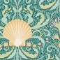 Preview: Tilda Patchwork Stoff Baumwolle - Cotton Beach - Scallop Shell Teal