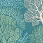 Preview: Tilda Patchwork Stoff Baumwolle - Cotton Beach - Coral Reef Teal