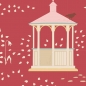 Preview: Tilda Patchwork Stoff Baumwolle - Windy Walk Dusty Red