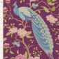 Preview: Tilda Patchwork Stoff Baumwolle - Chic Escape Peacock Tree Grape
