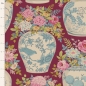 Preview: Tilda Patchwork Stoff Baumwolle - Chic Escape Flowervase Maroon