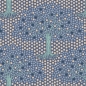 Preview: Tilda Patchwork Stoff Baumwolle - Hometown - Applegarden Blue