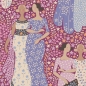 Preview: Tilda Patchwork Stoff Baumwolle - Hometown - Friendly Gathering Plum