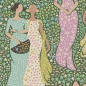 Preview: Tilda Patchwork Stoff Baumwolle - Hometown - Friendly Gathering Fern