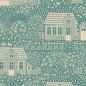 Preview: Tilda Patchwork Stoff Baumwolle - Hometown - My Neighborhood Teal