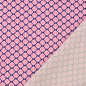 Preview: Baumwolle Köper - Rautenblume - Pink