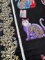Preview: Patchwork Baumwolle - Cat-i-tude 2 - Schwarz