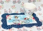 Preview: Fahrrad Mug Rug - gequiltetes Platzdeckchen - Blue