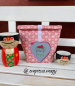 Preview: Lunchbag Mi Amiga Mexicana - L - Tilda - Rot