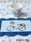 Preview: Fahrrad Mug Rug - gequiltetes Platzdeckchen