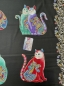 Preview: Patchwork Baumwolle - Cat-i-tude 2 - Schwarz