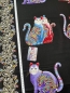 Preview: Patchwork Baumwolle - Cat-i-tude 2 - Schwarz
