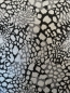 Preview: Jacquard - Jersey Swafing - Safari - Leo Schwarz/Grau - Reststück ca.140 cm