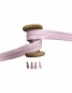 Preview: Endlosreißverschluss - Band 5 mm -  + 4 Zipper - Rosa