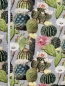Preview: Canvas - Kakteen - grau