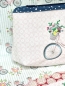 Preview: Täschchen - Fahrrad - Blümchen Rosa