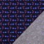 Preview: Hamburger Liebe - Very Cherry - Baumwoll Twill Druck laminiert - Navi