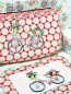 Preview: Täschchen - Fahrrad - Tilda Old Rose Dots