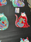 Preview: Patchwork Baumwolle - Cat-i-tude 2 - Schwarz