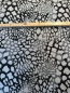 Preview: Jacquard - Jersey Swafing - Safari - Leo Schwarz/Grau - Reststück ca.140 cm