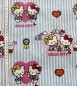 Preview: Baumwolle Hello Kitty - Streifen