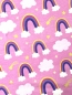 Preview: Jersey Swafing Prinzessin Phantasie - Regenbogen - Rosa