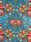Preview: Baumwolle Patchwork - Odile Bailloeul - Mini Flower Fairies - Blue