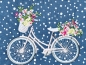 Preview: Täschchen - Fahrrad Pünktchen