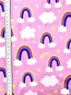 Preview: Jersey Swafing Prinzessin Phantasie - Regenbogen - Rosa