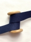 Preview: Baumwollgurtband - Uni - 40 mm - Marine - Reststück ca. 130cm