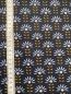 Preview: Beschichtete Baumwolle - Grafikblumen - Navi - Reststück ca.125 cm